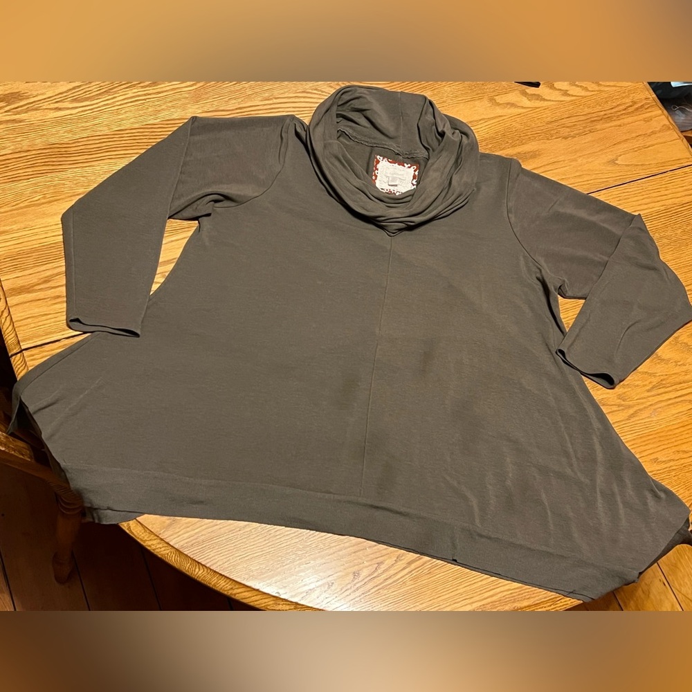 Cupio Woman Cowl Neck Warm Tunic 2X 🫒 - Picture 3 of 14